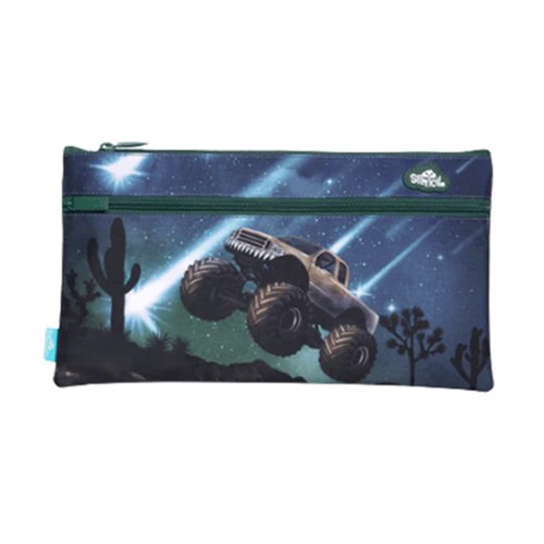 SPE-PLC-RMET - SPENCIL PENCIL CASE RECTANGLE FABRIC 34x17cm Meteor Trucks